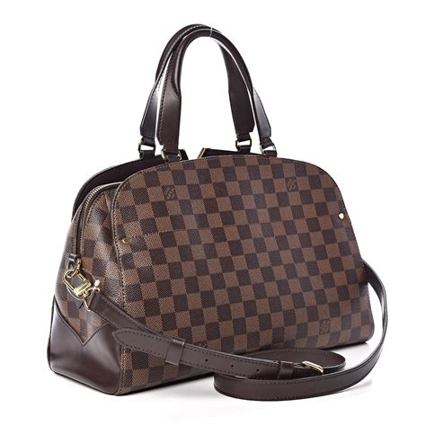 LOUIS VUITTON Damier Ebene Kensington Bowling Bag .